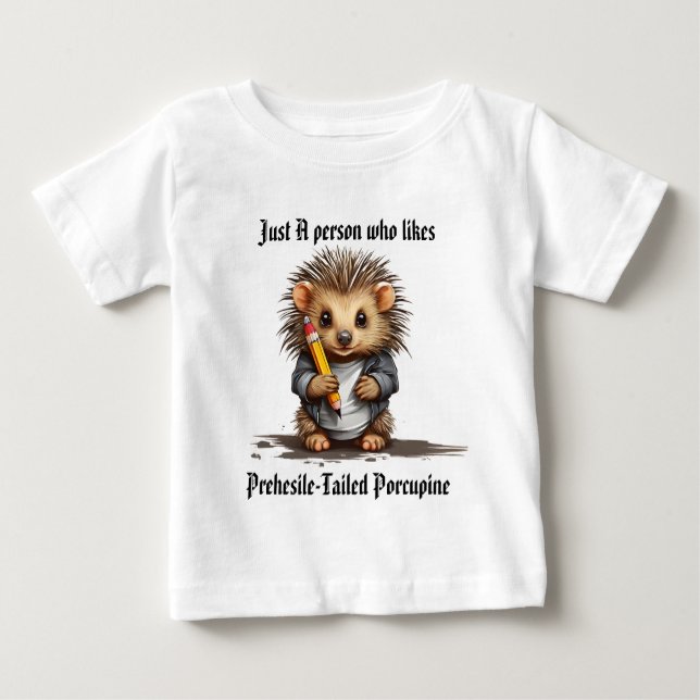 Prähesil-Schwanzschwanz-Stift Baby T-shirt (Vorderseite)