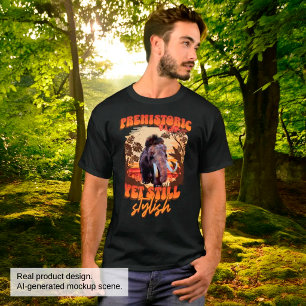Prähistorisch, aber immer noch stilvoller Wollmamm T-Shirt