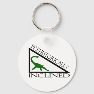 Prähistorisch geneigt schlüsselanhänger