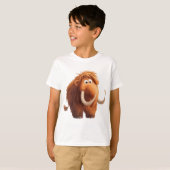 Prähistorisch: Niedlicher Wollmammut-Freund T-Shirt (Vorne ganz)