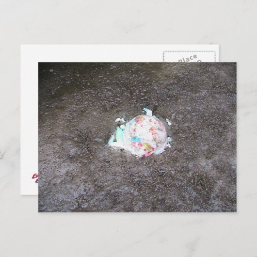 prähistorisch postkarte (Vorne/Hinten)