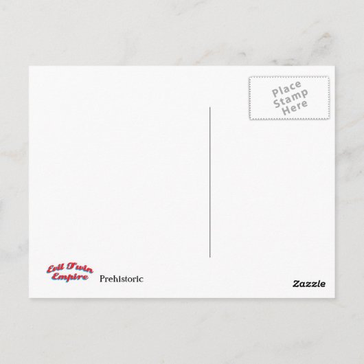 prähistorisch postkarte (Rückseite)