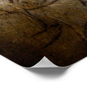 PRÄHISTORISCHE CAVE-BILDER POSTER (Ecke)