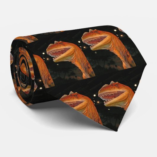Prähistorische Dinosaurier Krawatte (Gerollt)