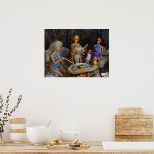 Prähistorische Dolls. Poster (Küche)