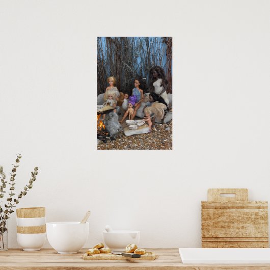 Prähistorische Dolls. Poster (Küche)