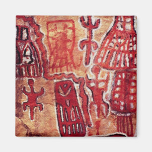 Prähistorische Felsenmalerei Magnet