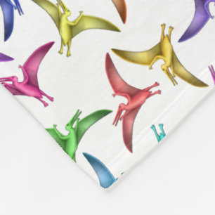 Prähistorische Fliegenpterodactyls-Fleece-Decke Fleecedecke