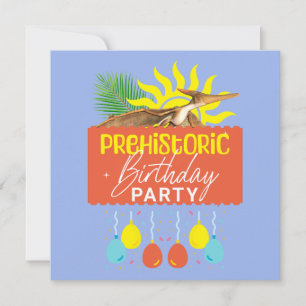 Prähistorische Geburtstagsfeier Pterodactyl Dino
