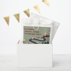 Prähistorische Gruppen von farbenfrohen Dinosaurie Geschenktütchen