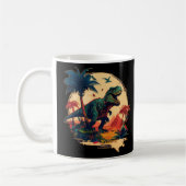 Prähistorische krebserregende Dinosaurier Jurassic Kaffeetasse (Links)