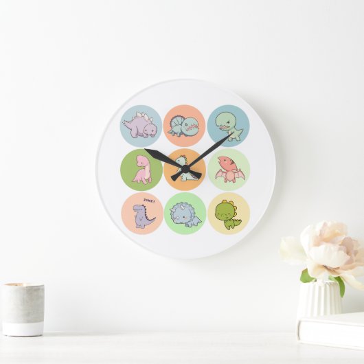 Prähistorische Pals Große Wanduhr (Zuhause)