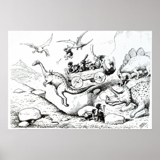 Prähistorische Päpste, 1894 Poster (Vorne)