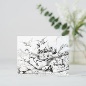 Prähistorische Päpste, 1894 Postkarte (Stehend Vorderseite)