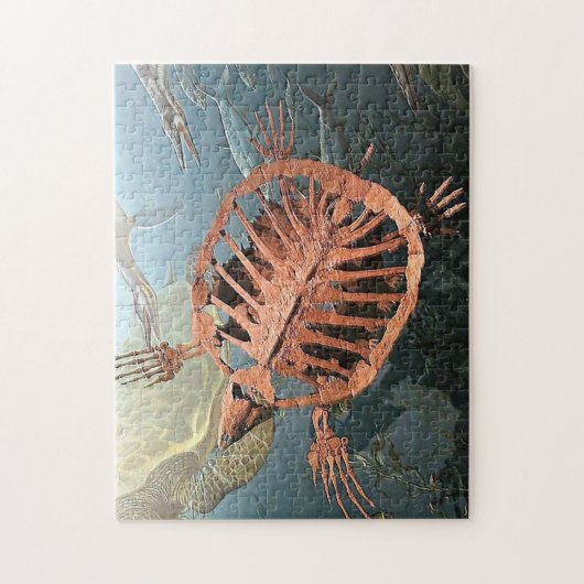 PRÄHISTORISCHE SCHILDKRÖTE-KNOCHEN PUZZLE (Vertikal)