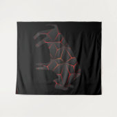 Prähistorische Tiere Fiery Bison Wandteppich (Vorderseite (Horizontal))