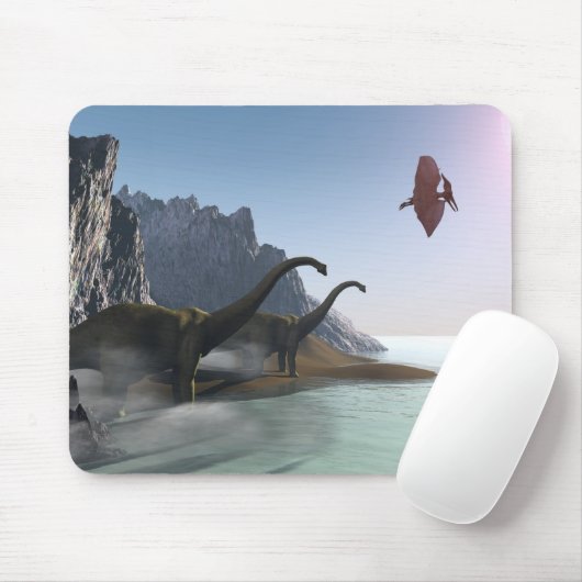 PRÄHISTORISCHE WELTMOUSEPAD MOUSEPAD (Mit Mouse)