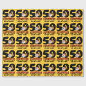 Prähistorischer 50. Geburtstag Geschenkpapier (Flach)