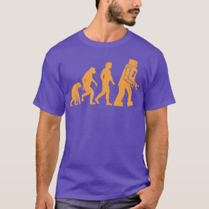 Prähistorischer Affe zu Affe zu Mensch zu Roboter- T-Shirt