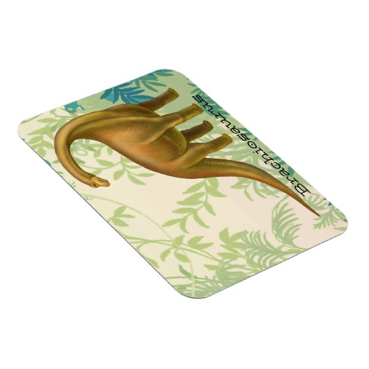 Prähistorischer Brachiosaurus Dinosaurier Magnet (Rechte Seite)