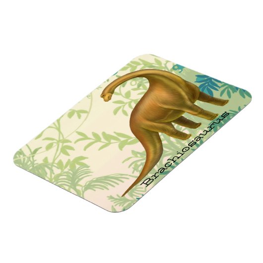 Prähistorischer Brachiosaurus Dinosaurier Magnet (Linke Seite)