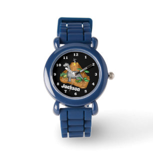 Prähistorischer Dinosaurier addieren Namensuhr Armbanduhr