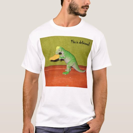 Prähistorischer Dinosaurier, der Corn chip T-Shirt (Vorderseite)