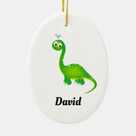 Prähistorischer Dinosaurier mit Namen Keramik Ornament (Hinten)