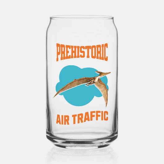 Prähistorischer Flugverkehr Pterodactylus Pilot Hu Dosenglas (Vorderseite)