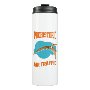 Prähistorischer Flugverkehr Pterodaktylus Dinosaur Thermosbecher