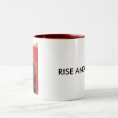 Prähistorischer Mann, AUFSTIEG UND GLANZ Zweifarbige Tasse (Mittel)