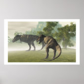 PRÄHISTORISCHER T-REX-DRUCKER POSTER (Vorne)