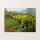 Prähistorischer Wald | Dinosaurier Puzzle (Horizontal)