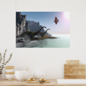 PRÄHISTORISCHER WELTDRUCK POSTER (Küche)