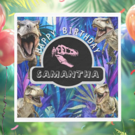 prähistorisches Abenteuer Serviette