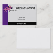 Prähistorisches Bull-Bison-Logo Visitenkarte (Vorne/Hinten)