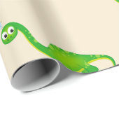 Prähistorisches Dinosaurier-Muster Geschenkpapier (Rolleneckpunkt)