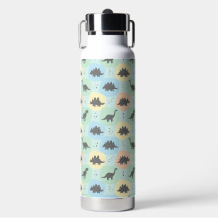 Prähistorisches Dinosaurier-Silhouette nahtloses M Trinkflasche