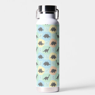 Prähistorisches Dinosaurier-Silhouette nahtloses M Trinkflasche