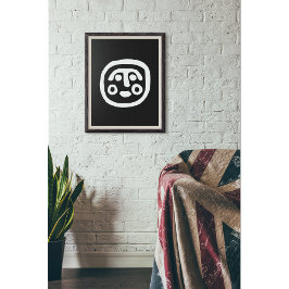 Prähistorisches Kriegergefecht - Antikes Stammes Poster