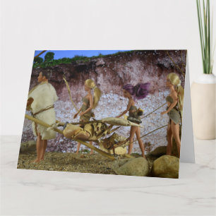 Prähistorisches Leben. Karte