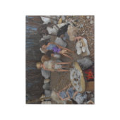 prähistorisches Leben. Notizblock (Rotiert)