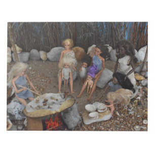 prähistorisches Leben. Notizblock