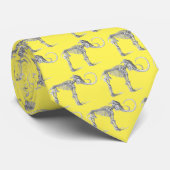 Prähistorisches Mammoth Elephant Skeleton Fossil Krawatte (Gerollt)