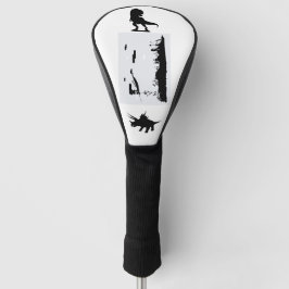 Prähistorisches Reptil-Grafik Golf Headcover