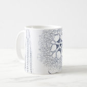 Prähistorisches Seeleben - Crinoids, Ophiura Kaffeetasse (Vorderseite Links)