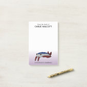 Prähistorisches Tier Anomalocaris Post-it Klebezettel (Auf Schreibtisch)