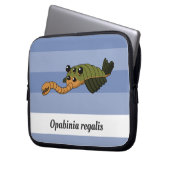 Prähistorisches Tier Opabinia regalis Laptopschutzhülle (Vorderseite Links)