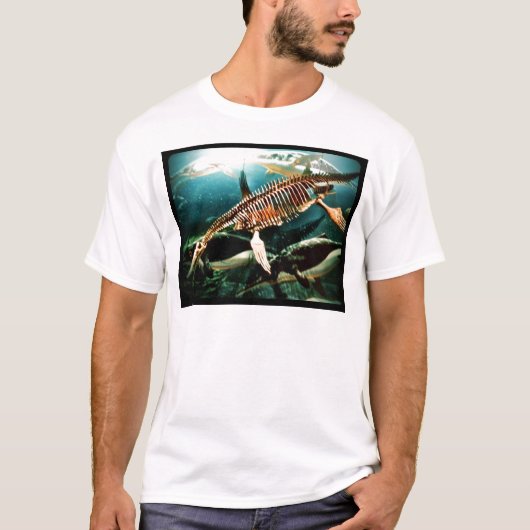 Prähistorisches Unterwasserseegeschöpf - Loch Ness T-Shirt (Vorderseite)