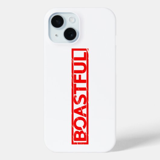 Prahlvolle Briefmarke Case-Mate iPhone Hülle (Rückseite)
